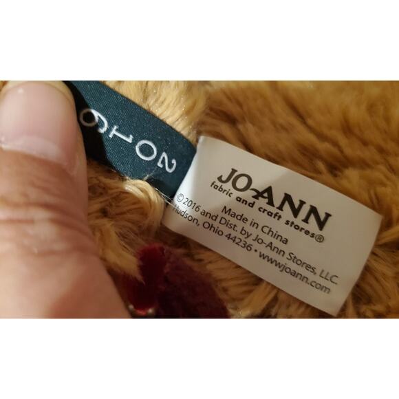 Tan 2016 J Bear "Ollie" with Tags by Joann Fabric and Craft Stores - Picture 8 of 10
